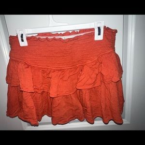 Orange skirt